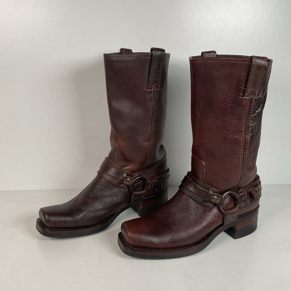 Frye Belted Harness Boots | USA Made | Retired | Women’s 9 M